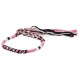Twisted Friendship Bracelet Pink 5mm