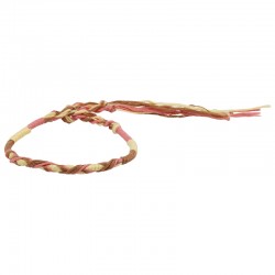 Twisted Friendship Bracelet Brown 5mm
