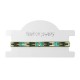 Bracelet with Miyuki Crystal Beads 6mm