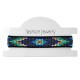 Braccialetto con Perline di Cristallo Miyuki 12 mm