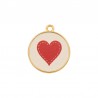 24K Gold Plated/0.12µm/ White/ Red