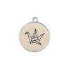 999° Silver Antique Plated/ 5µm/ Ivory/ Black