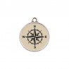 999° Silver Antique Plated/ 5µm/ Ivory/ Black