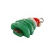 Resin Pendant Christmas Tree with Beanie 16x21mm/8mm