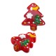 Murano Style Bead Christmas Tree 21x25mm/6mm Ø1.6mm