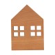 Wooden Deco House with Windows 100x70mm/9mm