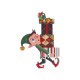 Wooden Bookmark Elf with Christmas Gifts 121x84mm/3mm Ø3mm