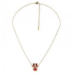 304 Stainless Steel Necklace with Miyuki Reindeer 40+5cm