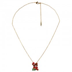 Collana in Acciaio Inossidabile 304 con Orsetto Miyuki 40+5 cm