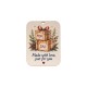 Ξύλινο Μοτίφ "Made with love just for you" 55x41mm/3mmØ2.5mm