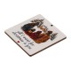 Wooden Pendant "All i want for christmas" 70mm/3mm Ø2.8mm
