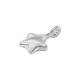Zamak Pendant Star 10x11mm/4mm Ø2.3mm