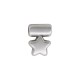 Zamak Charm Star 6x7mm/3mm Ø1.7mm