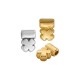 Μεταλλικό Ζάμακ Χυτό Μοτίφ Τριφύλλι 6x8mm/3mm Ø1.7mm