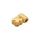 Μεταλλικό Ζάμακ Χυτό Μοτίφ Τριφύλλι 6x8mm/3mm Ø1.7mm
