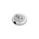 Zamak Bead Round with Christmas Tree 9mm Ø1.7mm