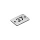 Ανοξείδωτο Ατσάλι 304 Στοιχείο Γούρι 27 10x15mm/1.2mm Ø1.4mm