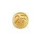 Zamak Lucky Bead Round "27" 7mm/5mm Ø1.7mm
