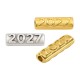 Μεταλλικό Ζάμακ Χυτό Σωληνάκι "2027" Περαστό 17x5mm/5mm Ø2.3mm