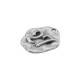 Zamak Lucky Charm "27" 17x19mm/2mm Ø 1.7mm