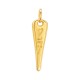 Zamak Lucky Pendant Bar "27" 8x30mm/2mm Ø2.2mm