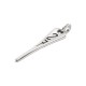 Zamak Lucky Pendant Bar "27" 8x30mm/2mm Ø2.2mm