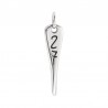 999° Silver Antique Plated/ 5µm
