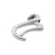 Zamak Lucky Pendant "27" 11x30mm/5mm Ø2.3mm