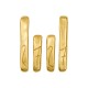 Zamak Lucky Pendants Bars "2 & 7" 5x31mm & 5x20mm Ø2.3mm