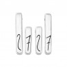 999° Silver Antique Plated/ 5µm