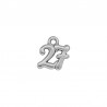 999° Silver Antique Plated/ 5µm