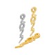 Zamak Lucky Pendant "27" 14x25mm/3mm Ø2.2mm