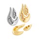 Zamak Lucky Pendant Drop "2 & 7" 19x31mm & 8x19mm Ø2.3mm