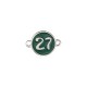 Enameled Stainless Steel 304 Connector Round "27"  11mm