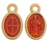 Dorado 24K/Rojo Transparente