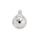 Μεταλλικό Ζάμακ Χυτό Μοτίφ Σκουφάκι 20x13mm/15mm Ø2.3mm