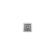 Perlina in Metallo Zama Quadrata Schiacciata 6.5mm (Ø 1.6mm)