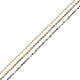 Cadena de Latón de Bolas Corte Diamante 1,5mm
