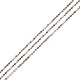 Cadena de Latón de Bolas Corte Diamante 1,5mm