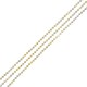 Cadena de Latón de Bolas Corte Diamante 1,5mm