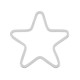 Connettore in Ottone a Forma di Stella 12 mm