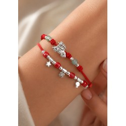Zamak Lucky Charm Pomegranate 5x9mm/3mm Ø1.7mm