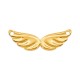 Zamak Pendant Angel Wings 10x30mm/3mm Ø1.5mm