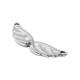 Zamak Pendant Angel Wings 10x30mm/3mm Ø1.5mm