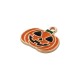 Enameled Zamak Pendant Pumpkin 20.6x19.1mm