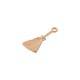 Enameled Zamak Pendant Broom 11.2x23.4mm