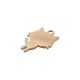 Enameled Zamak Charm Cat 14.5x19mm