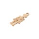 Enameled Zamak Pendant Skeleton10.4x26mm