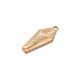 Enameled Zamak Pendant Coffin 11.3x26.3mm