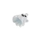 Enameled Zamak Pendant Ghost 18x20.4mm